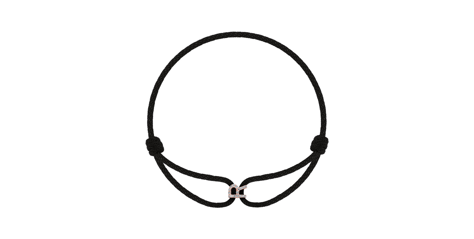 Náramek s diamanty Alphabet Delight