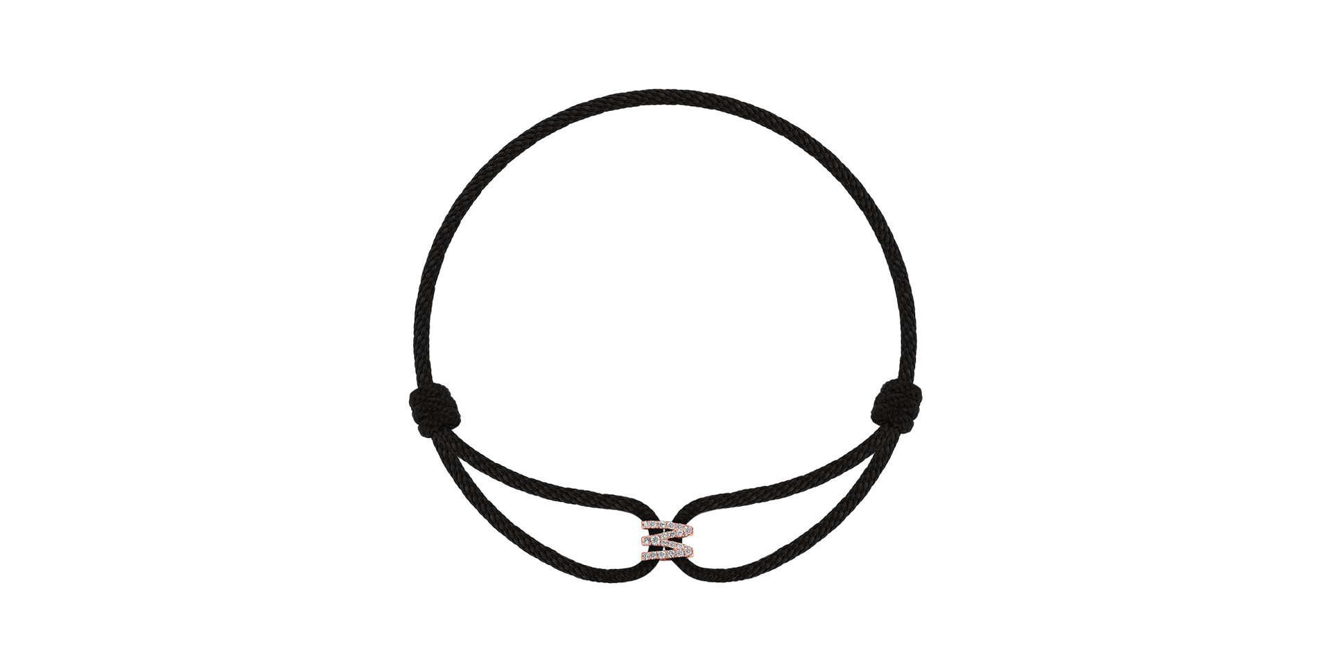 Náramek s diamanty Alphabet Delight