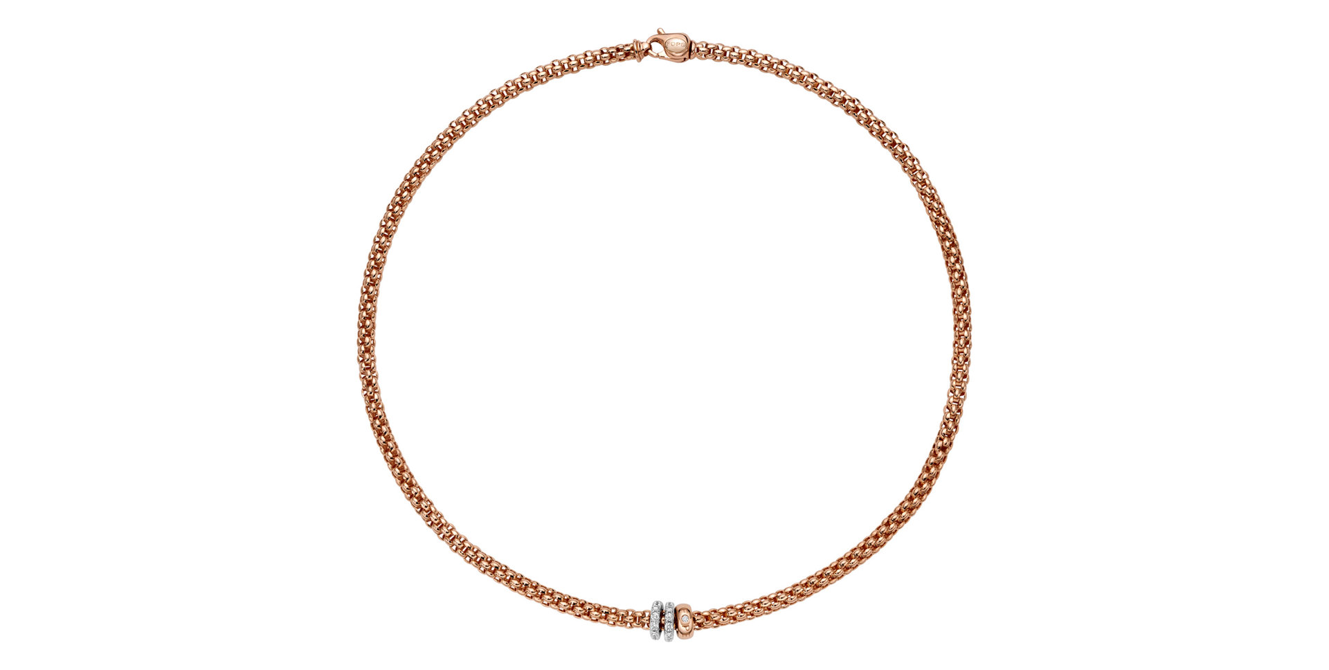 Náhrdelník s diamanty Flex'it