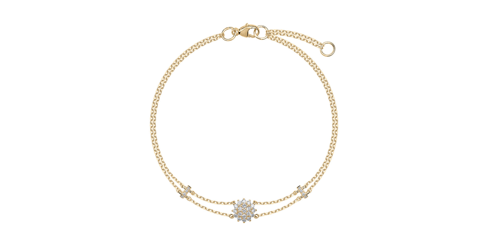 Náramek s diamanty Sunkussed