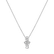 Náhrdelník 18kt bílé zlato s diamantem Jesus3