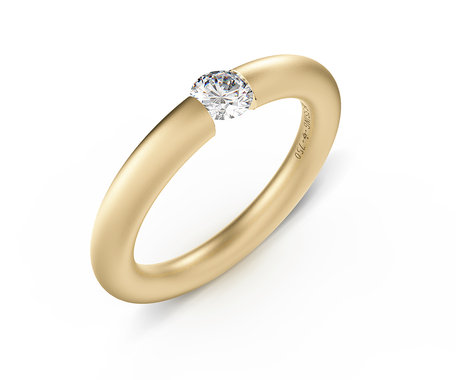 Prsten s diamantem Spannring Round