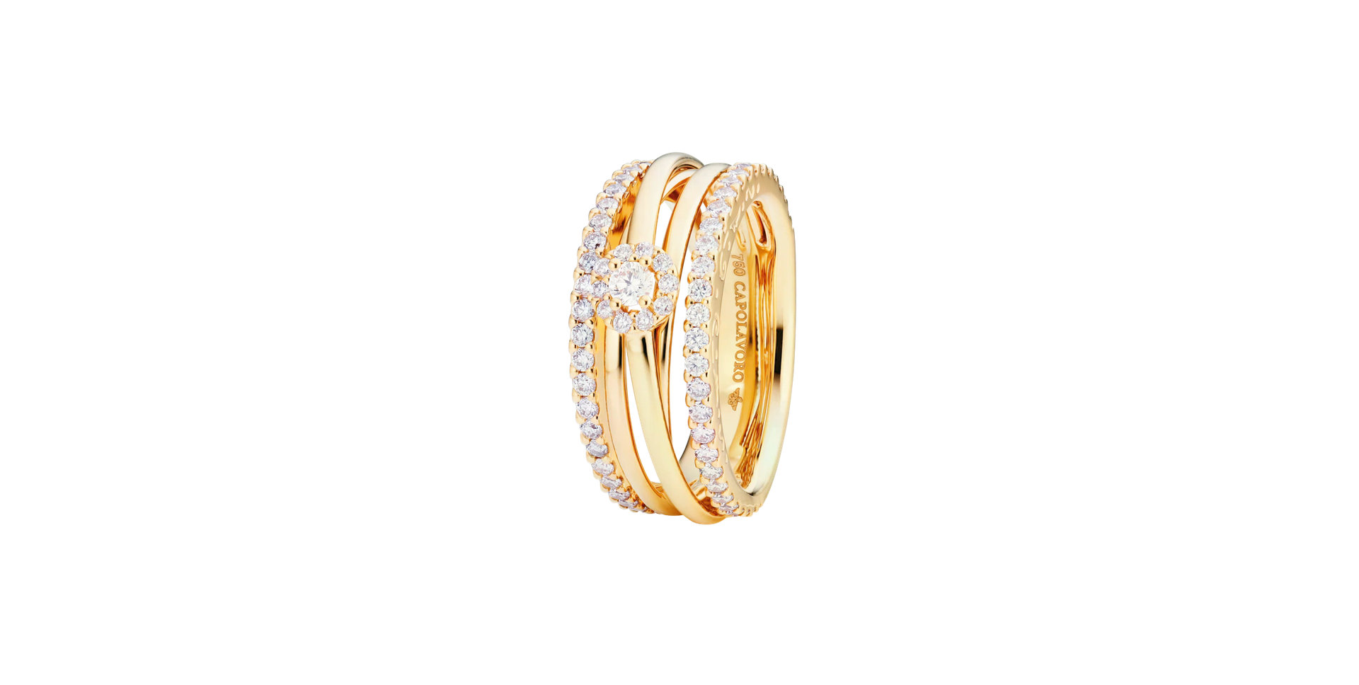 Prsten s diamanty Magnifico