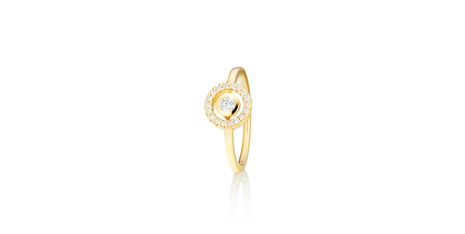 Prsten s diamanty Glam Motion