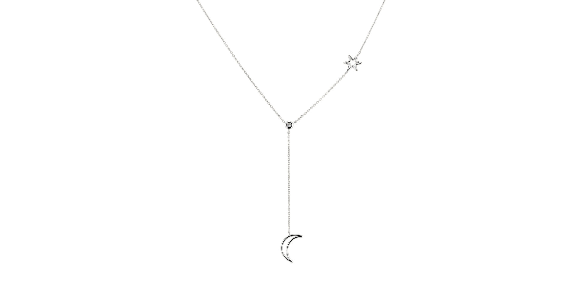 Náhrdelník s diamantem Endless Night