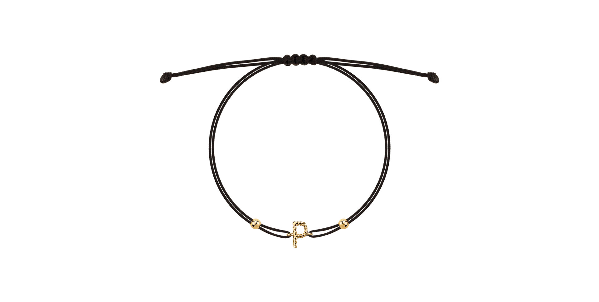 Náramek Spiral Alphabeth P