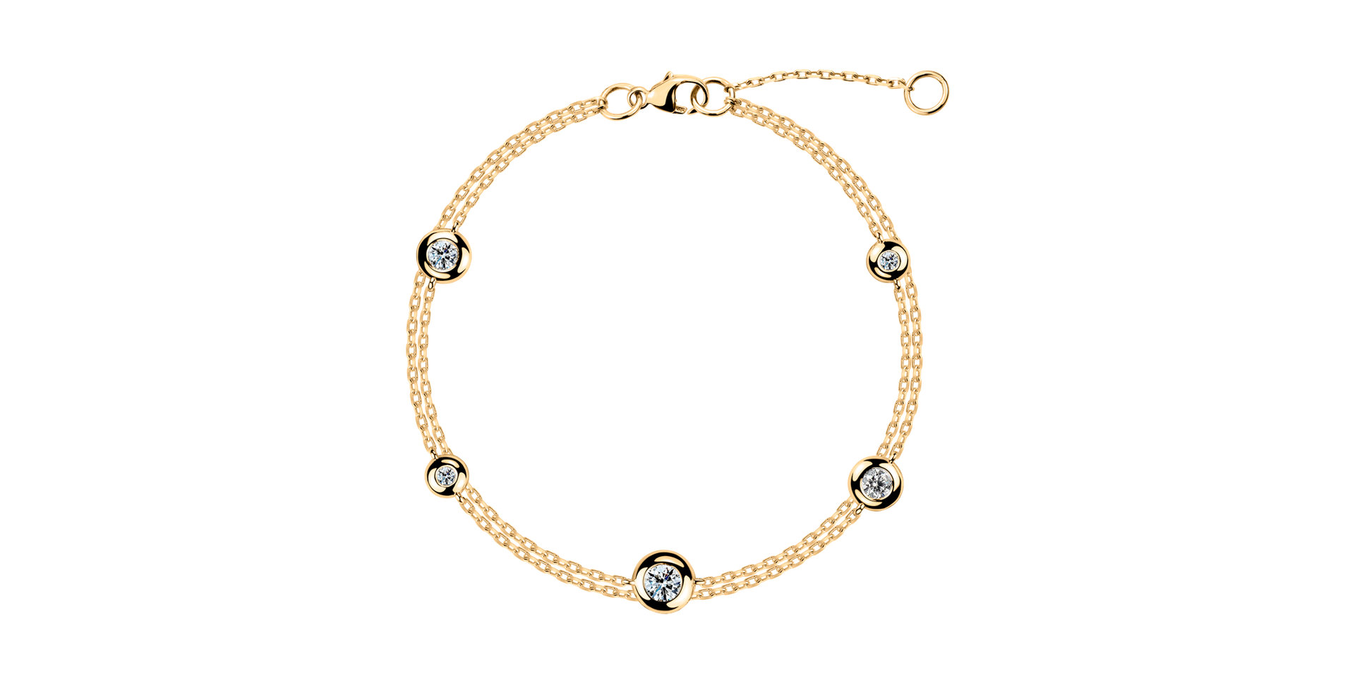 Náramek s diamanty Love Points