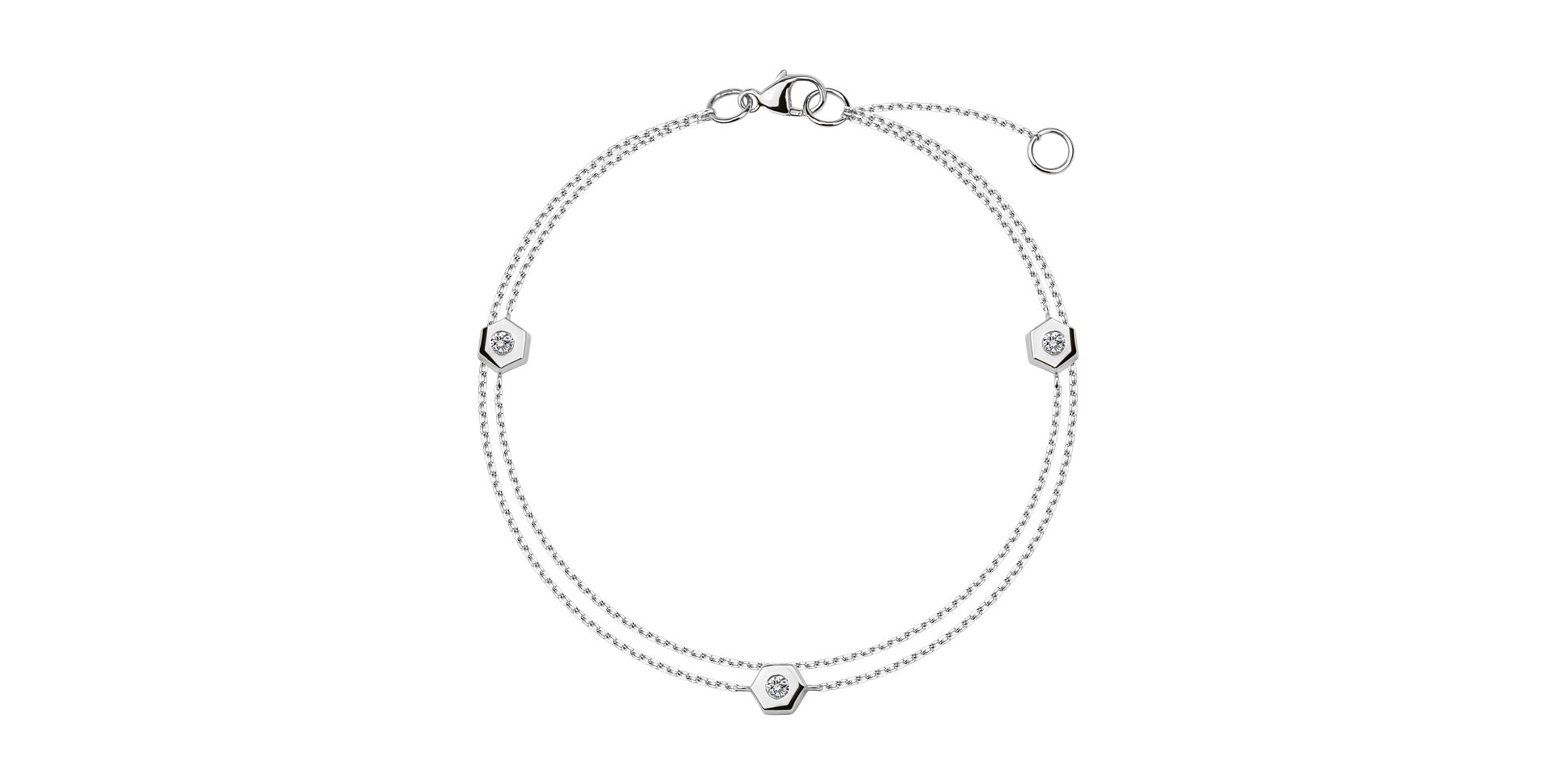Náramek s diamanty StarlightHex