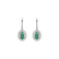 Náušnice s diamanty a smaragdem Imperial Allegory4