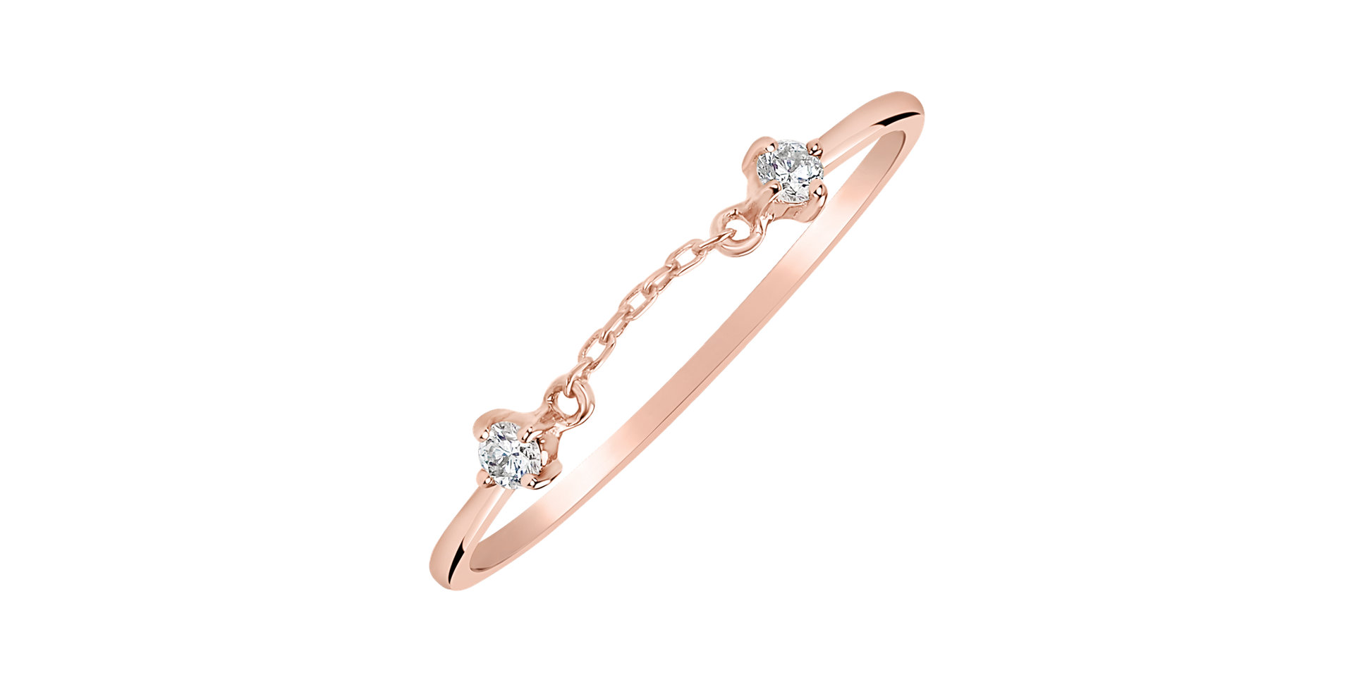 Prsten s diamanty Foxtrot