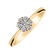 Prsten s diamanty Shiny Flower3