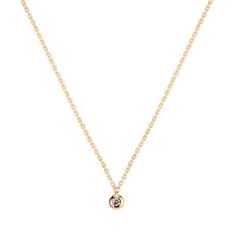 Náhrdelník s diamanty Sparkling Dots