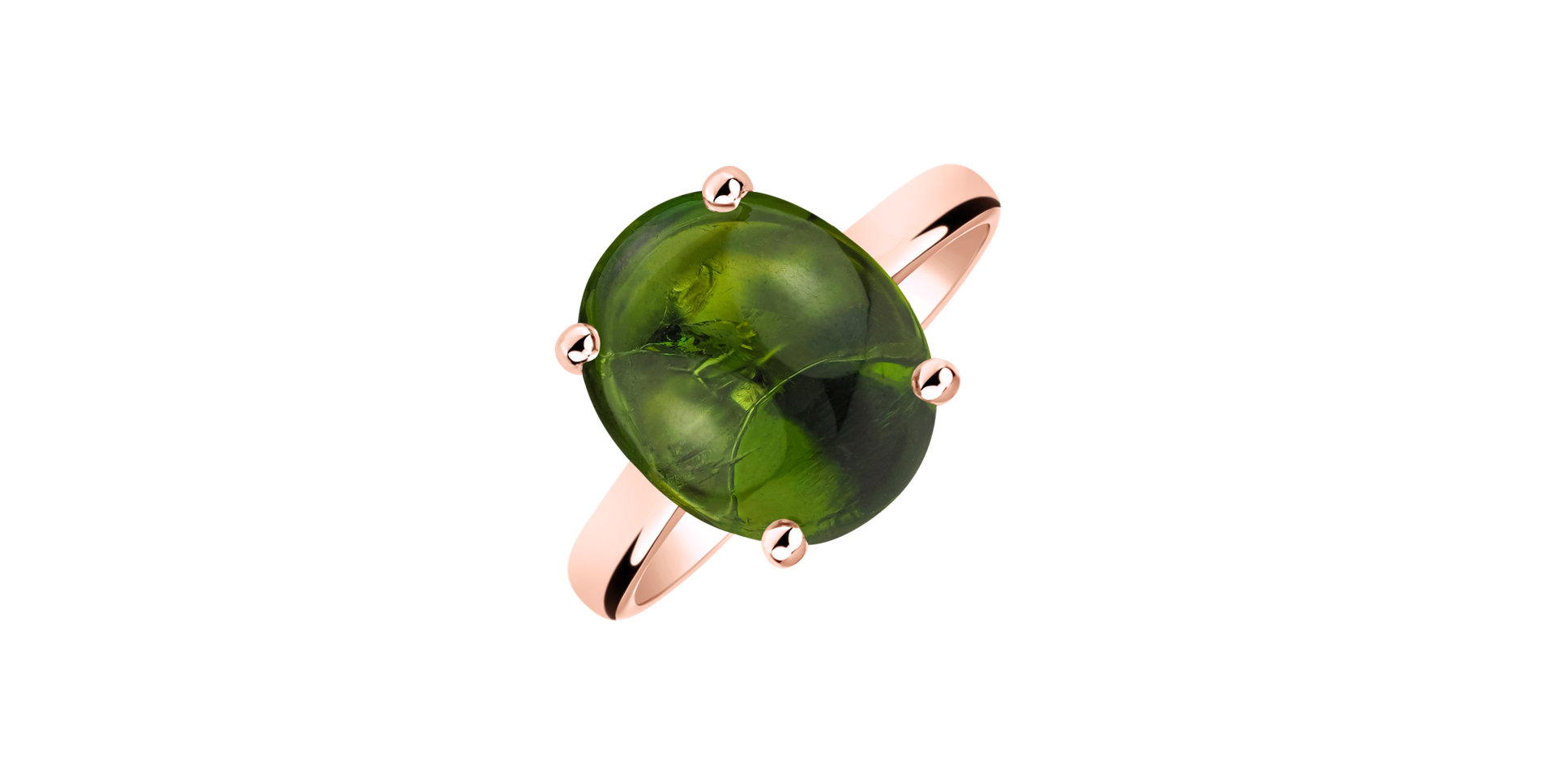 Prsten s turmalínem Alluring Light