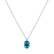 Náhrdelník s diamanty a topazem Grime4