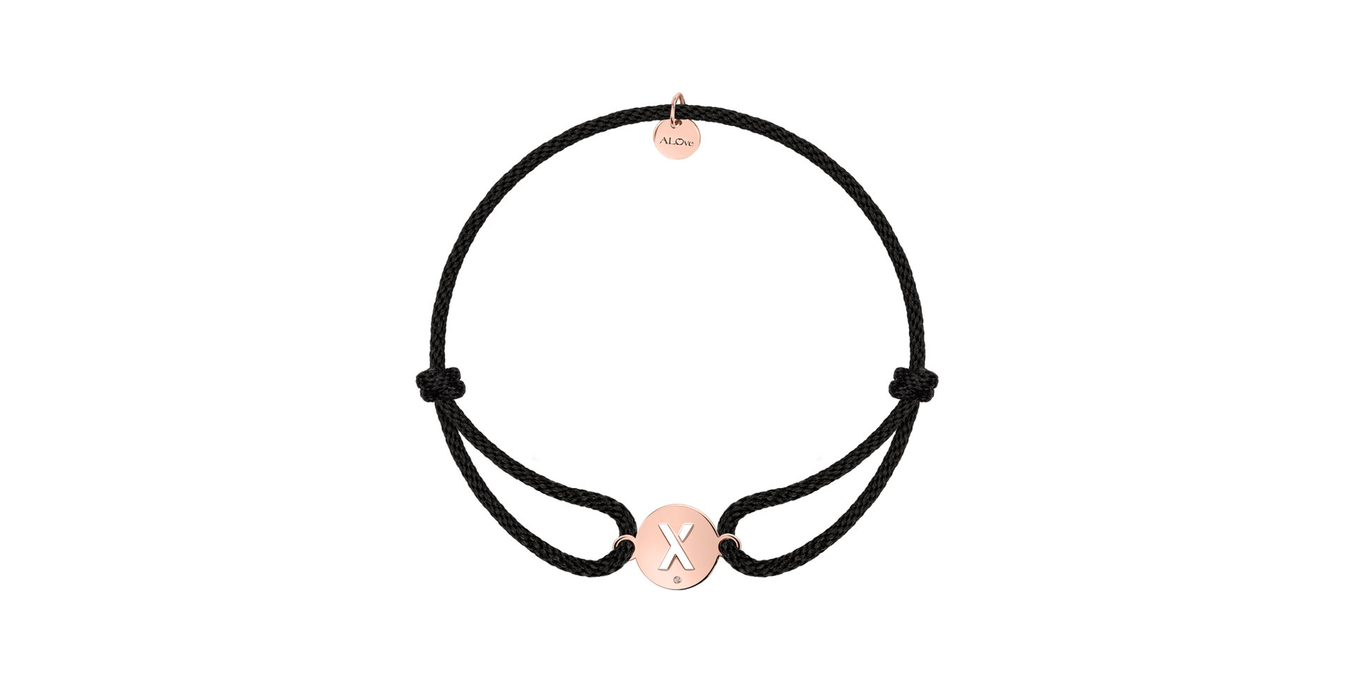 Náramek s diamantem Cut Coin X