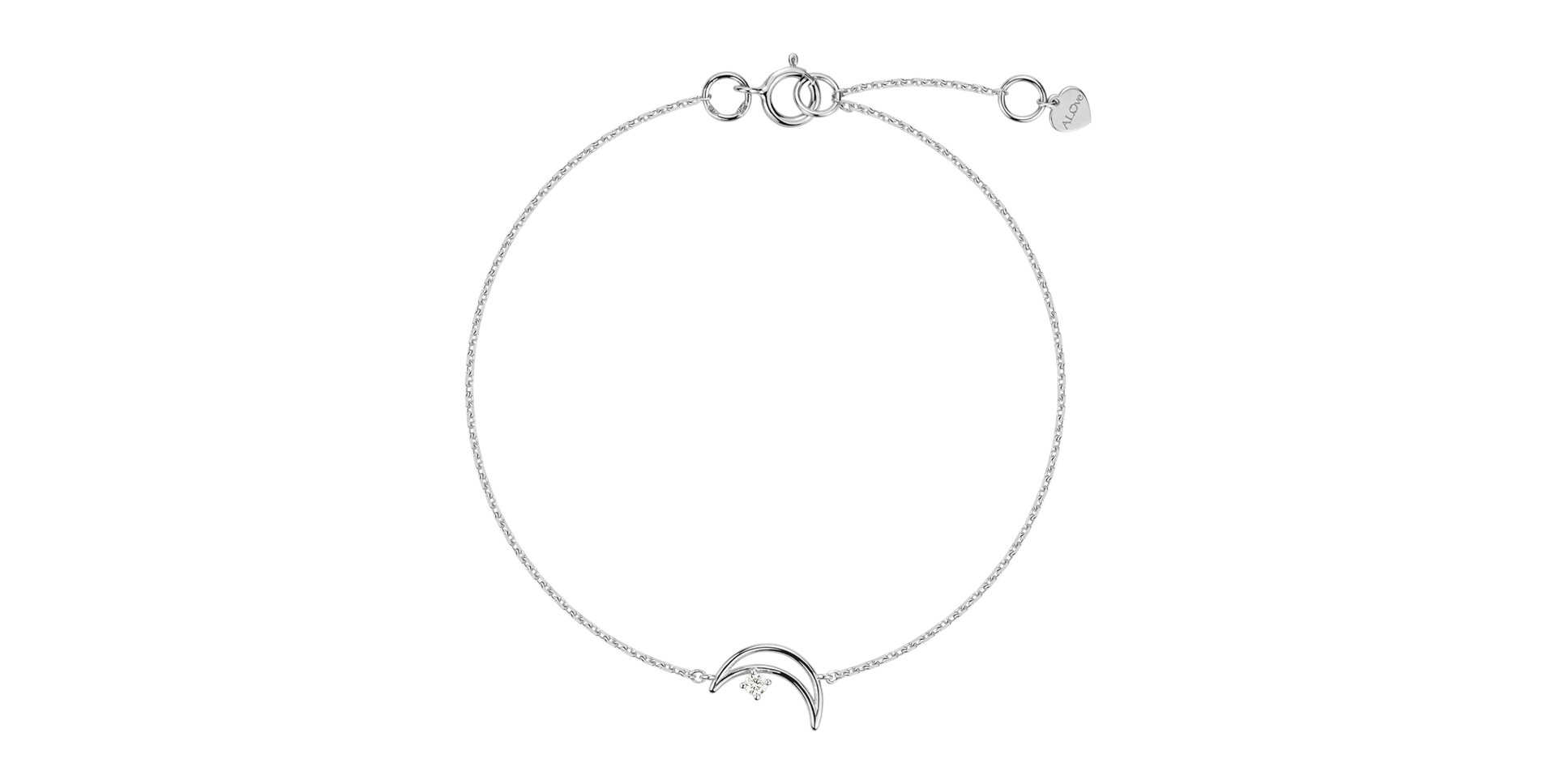 Náramek s diamantem Moonlight