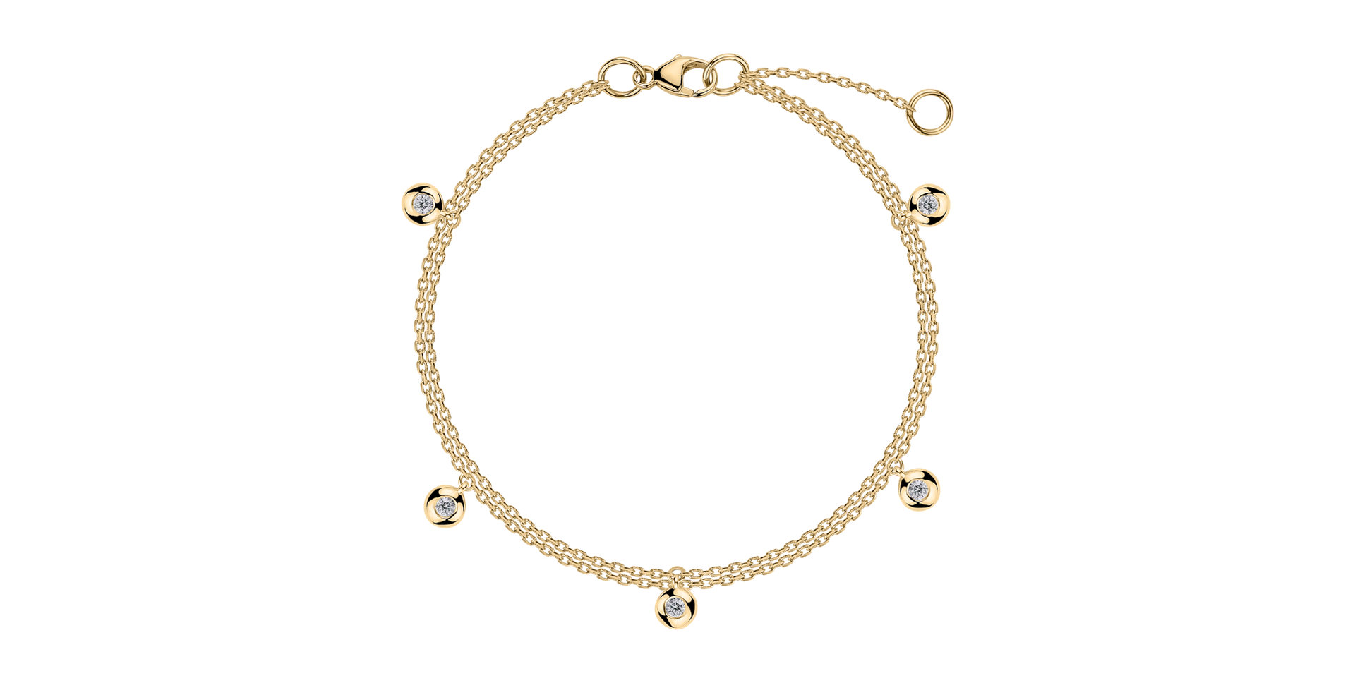 Náramek s diamanty Adorable Dots