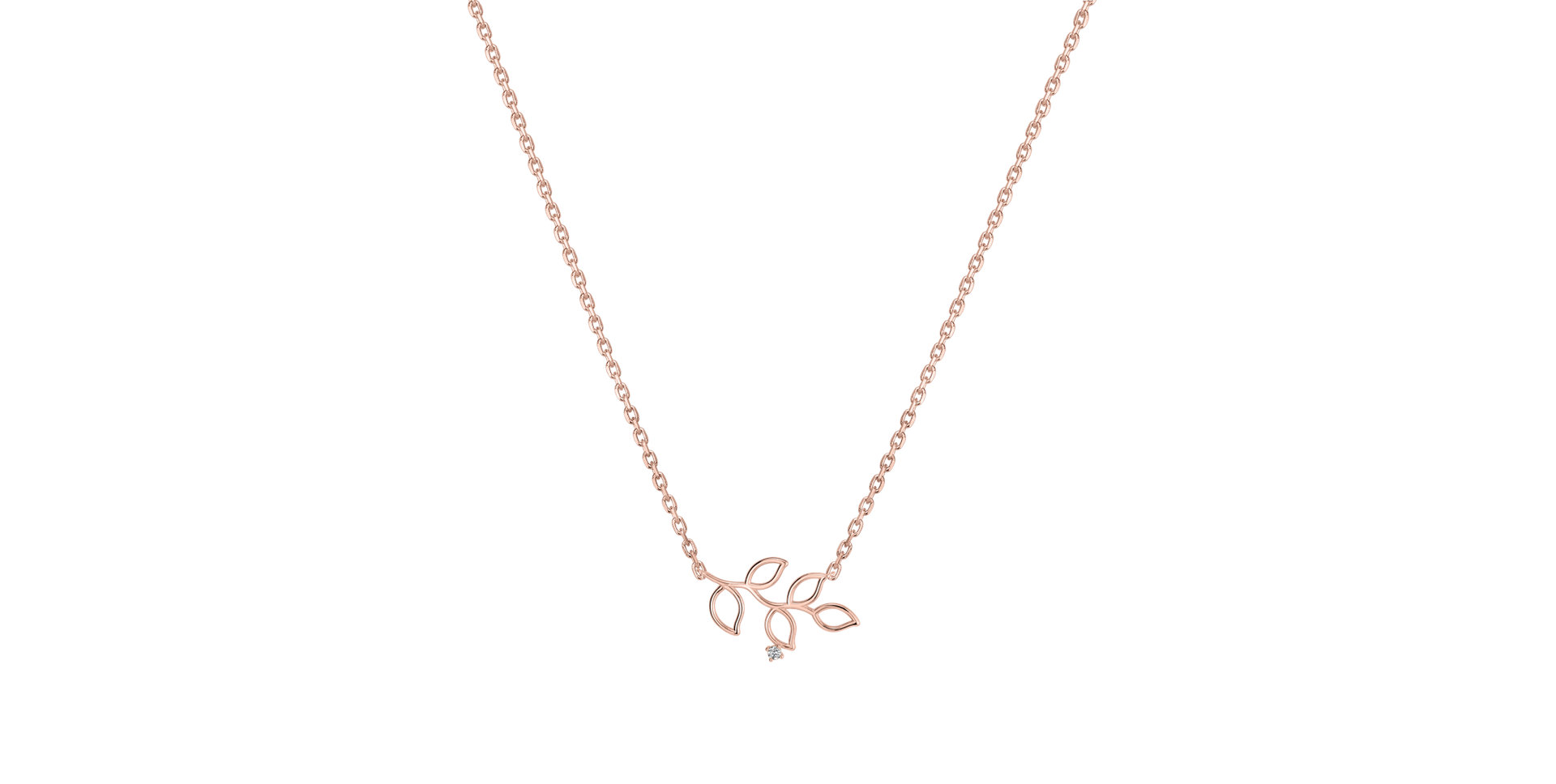 Náhrdelník s diamantem Nature Gift