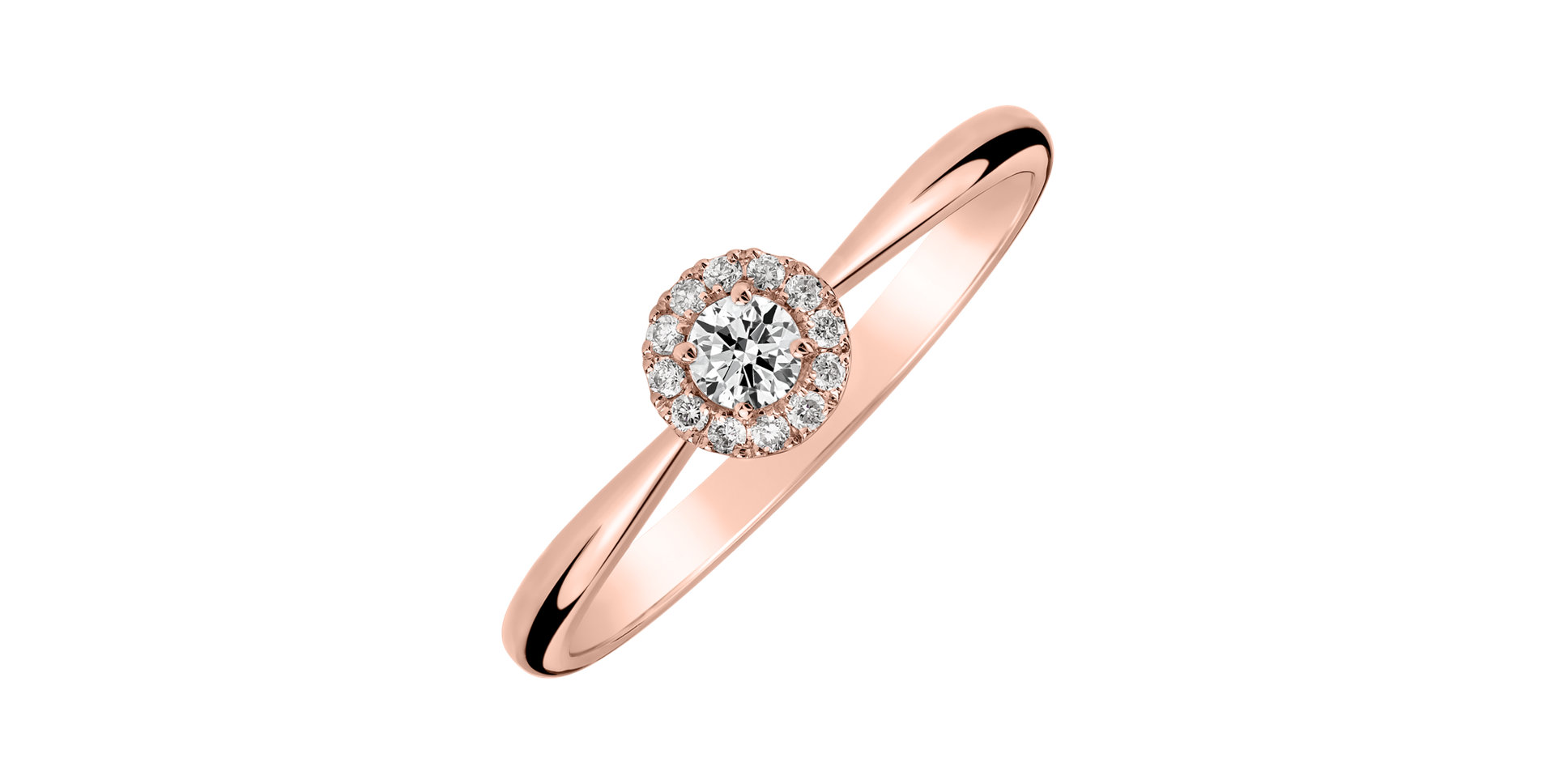 Prsten s diamanty Elara