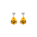 Náušnice s diamanty a citrínem Ismene5