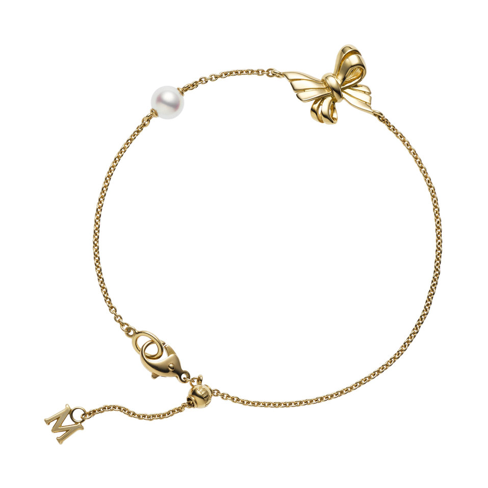 Náramek s diamanty a mořskou bílou perlou Akoya Bracelet