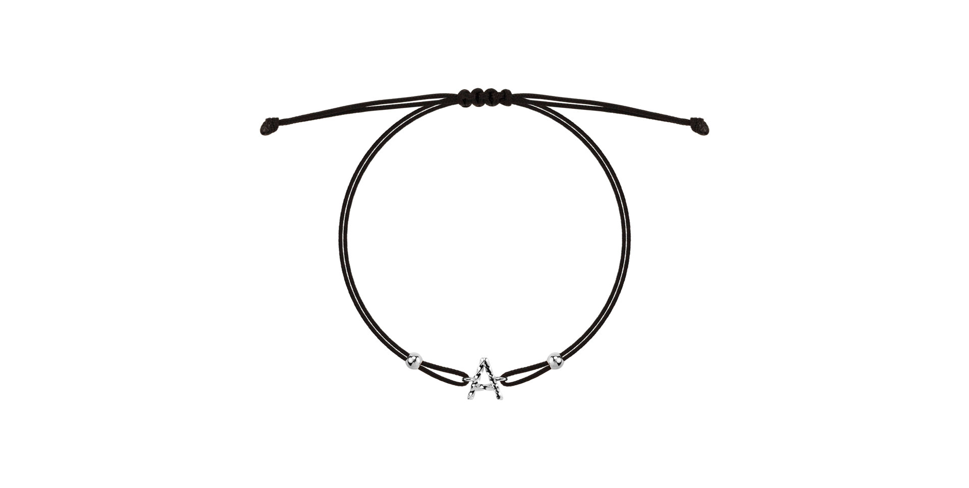 Náramek Spiral Alphabeth A