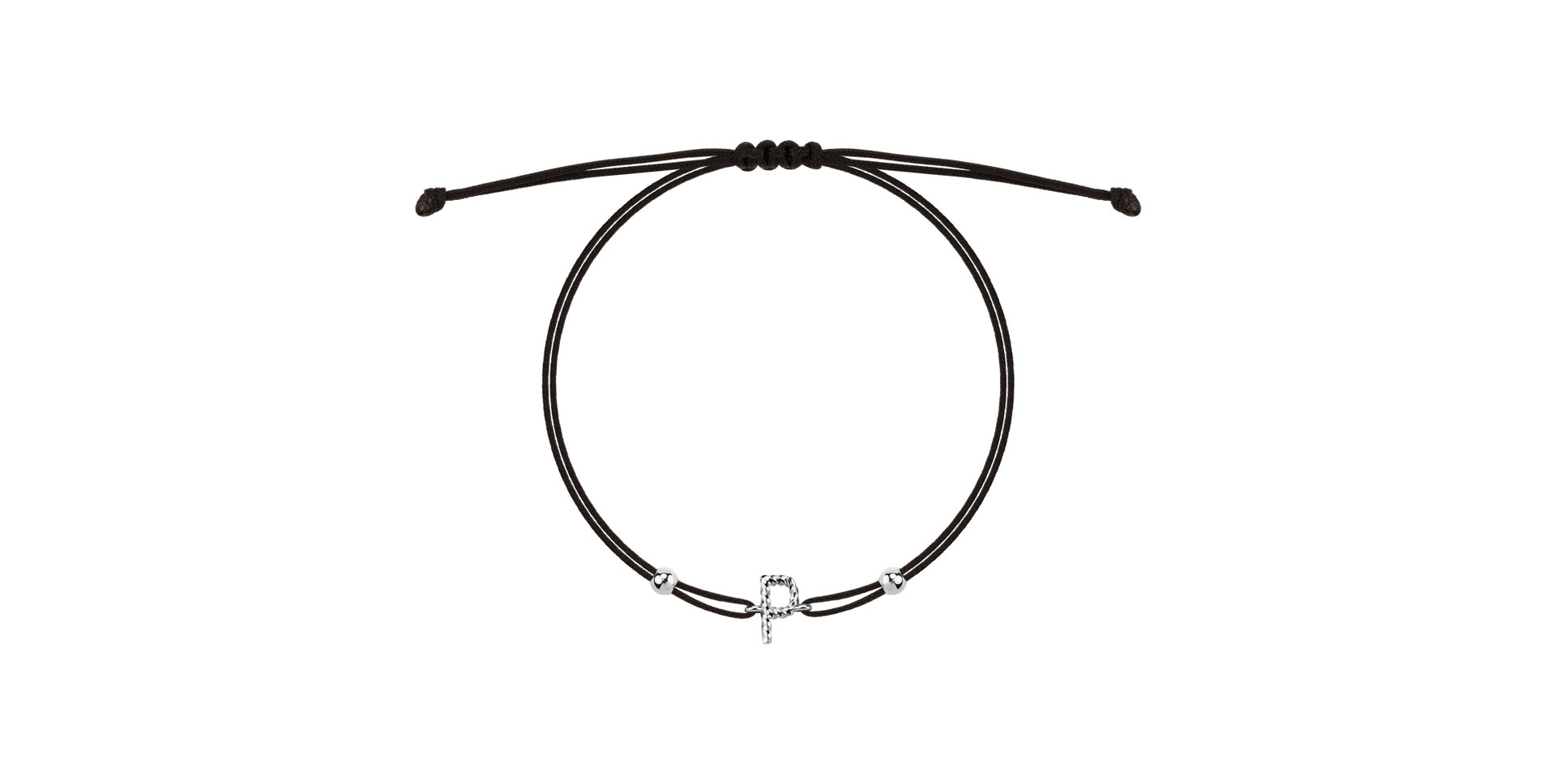 Náramek Spiral Alphabeth P