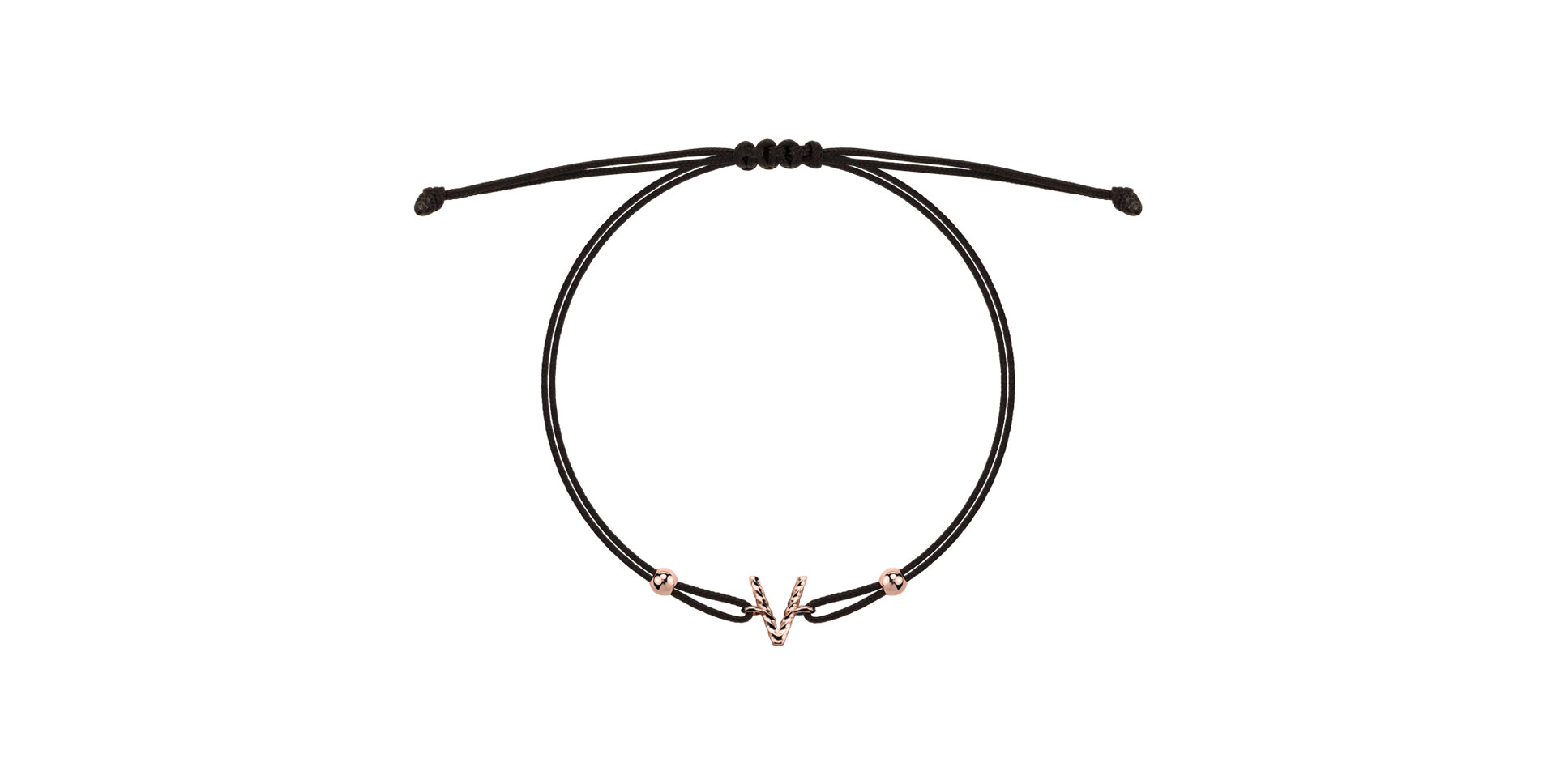 Náramek Spiral Alphabeth V