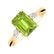 Prsten s diamanty a peridotem Royal Anne3