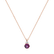 Náhrdelník s diamantem a rhodolitem Diamara3