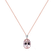 Náhrdelník s diamantem a morganitem Élise4