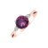 Prsten s diamanty a rhodolitem Royal Oasis4
