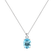 Náhrdelník s diamantem a topazem Alexandria4