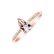 Prsten s diamanty a morganitem Tearfall4