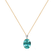 Náhrdelník s diamantem a apatitem Élise4