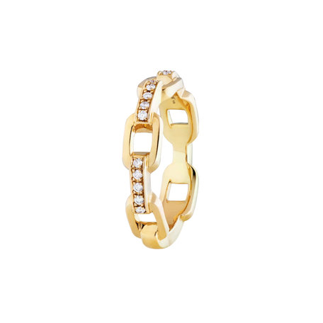 Prsten s diamanty Love Lock