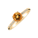 Prsten s diamanty a citrínem Velvet4
