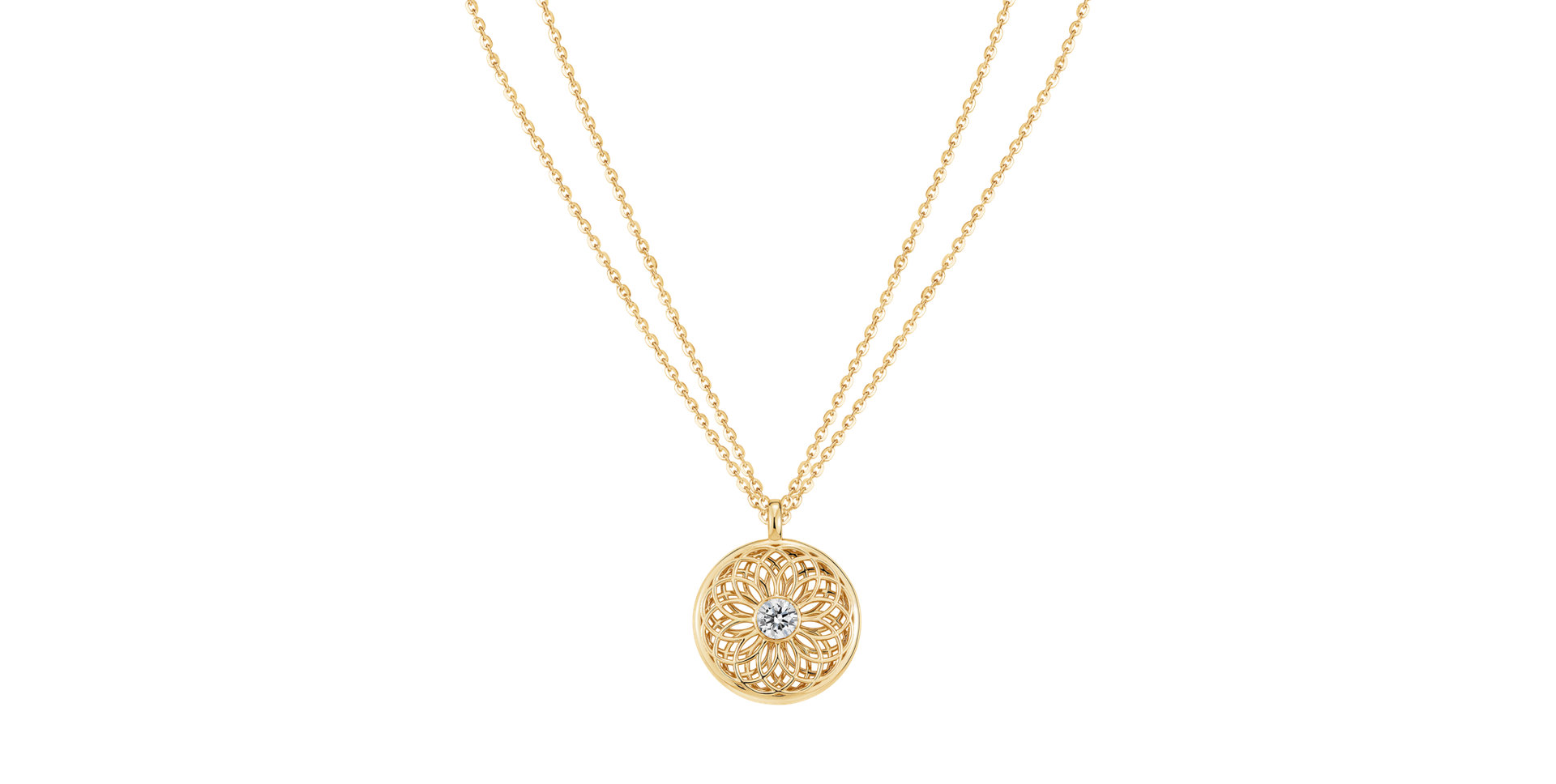 Náhrdelník s diamantem Sphere of Light