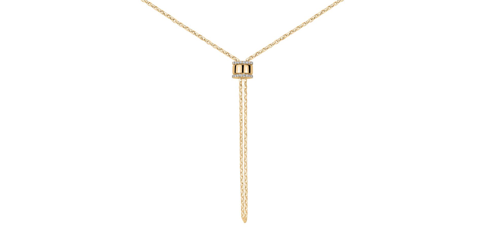 Náhrdelník s diamanty Elin