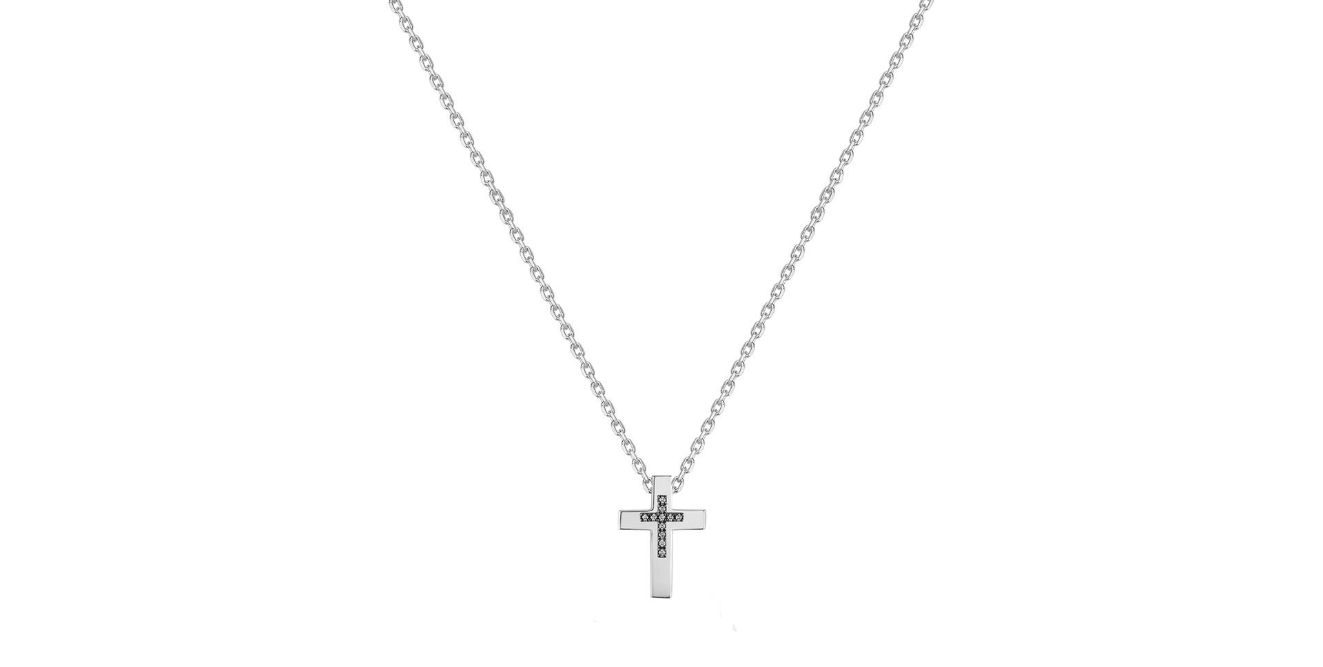 Náhrdelník s diamanty Cross