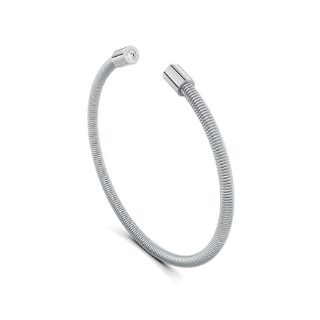 Náramek platina s diamanty Colette Elementyx Space Cylinder