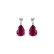 Náušnice s diamantem a rubínem Whispers of Avalon5