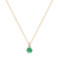Náhrdelník s diamantem a smaragdem Midnight Serenity4