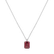 Náhrdelník s diamanty a rhodolitem Mireth4