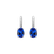 Náušnice s diamanty a tanzanitem Lauriene5