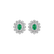 Diamond earrings with Emerald Starlight Bloom4