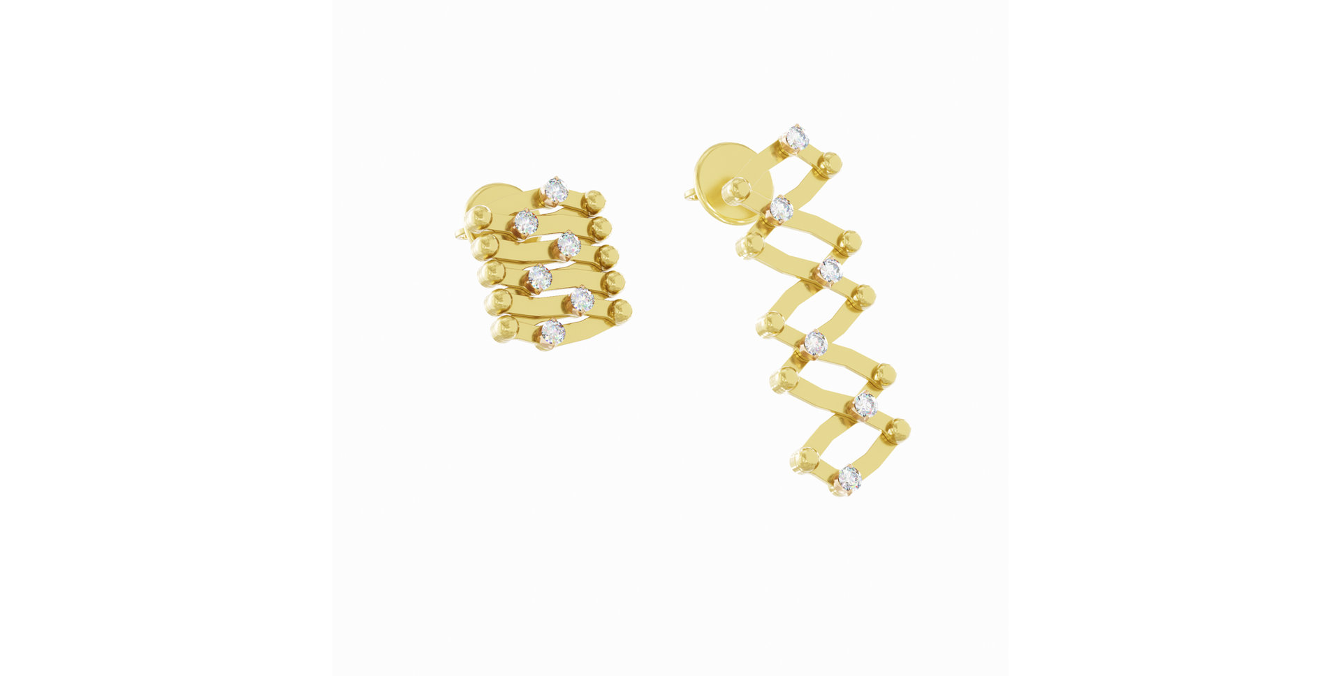 Náušnice s diamanty Brevetto