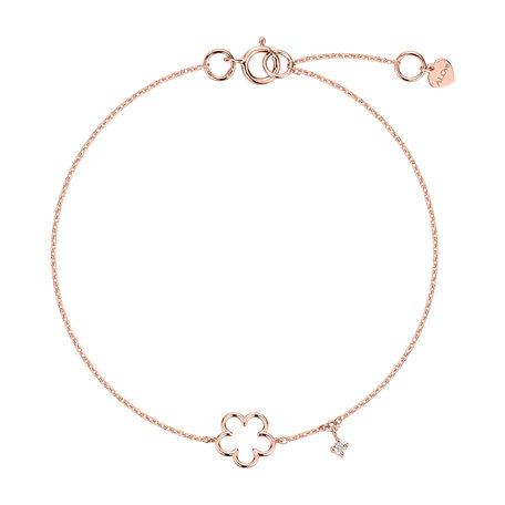 Náramek s diamantem Glossy Daisy