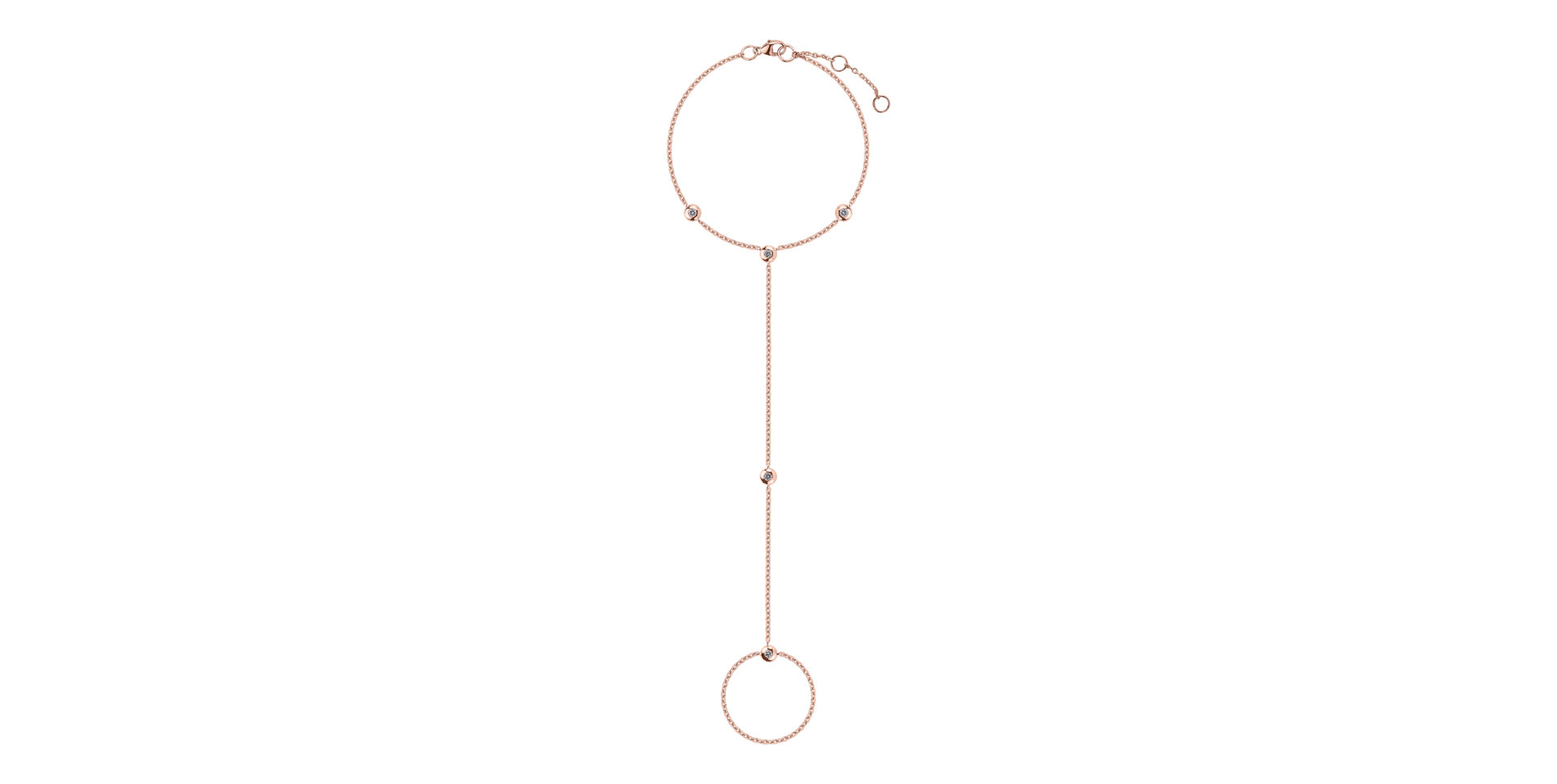 Náramek/prsten s diamanty Euphoric Dots