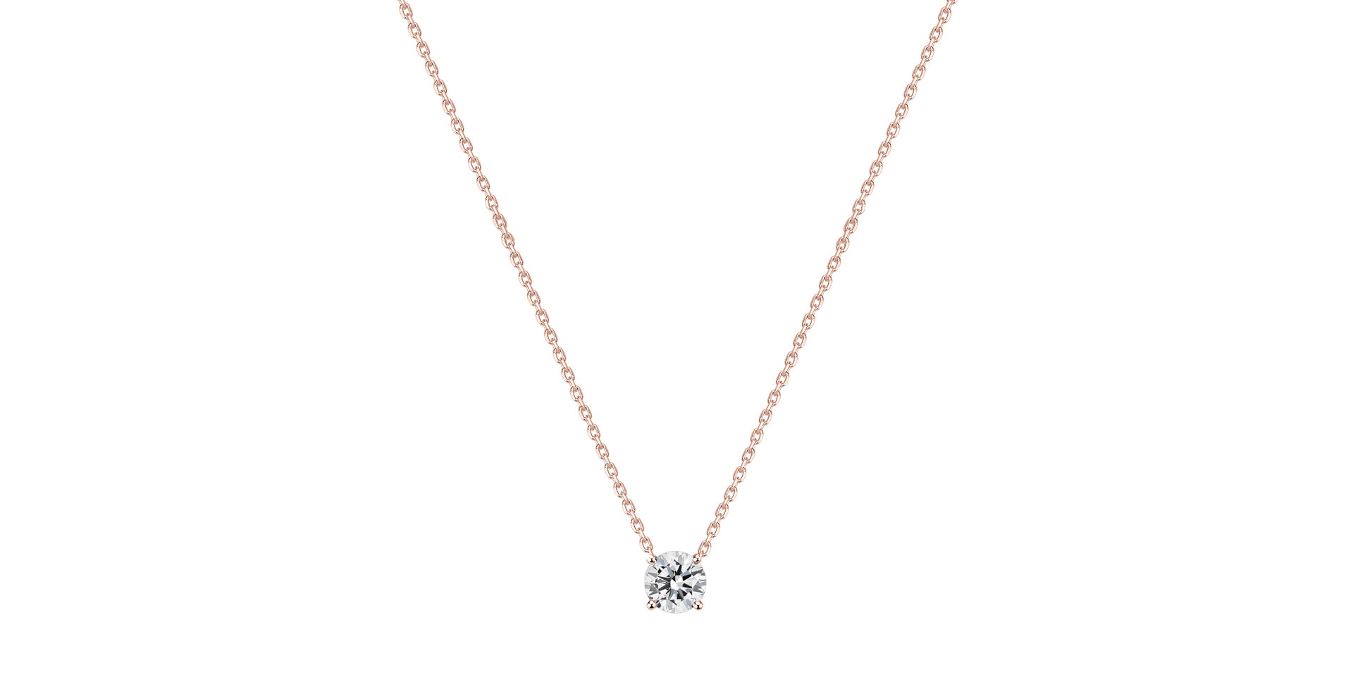 Náhrdelník s diamantem Pure Light